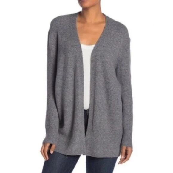 Madewell Cardigan Womens Small Grey Open Walker Sweater Wool Blend - Picture 1 of 9